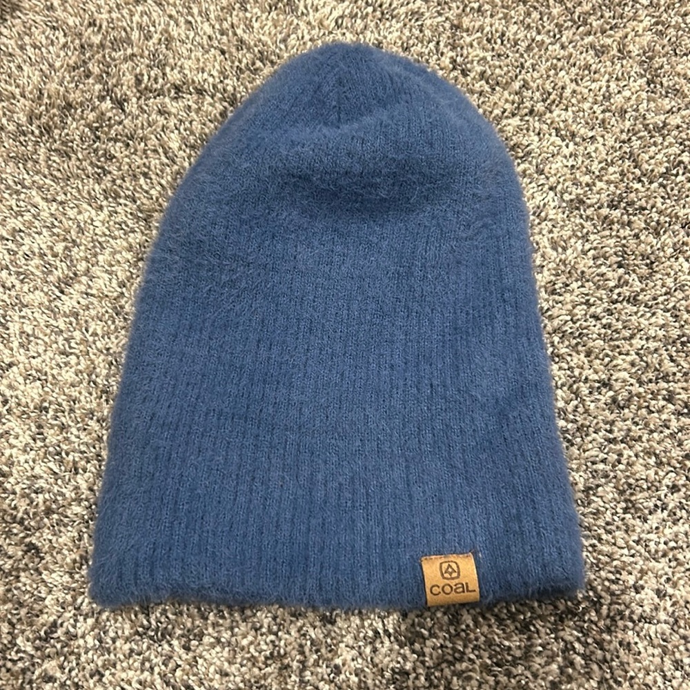 Blue coal hat